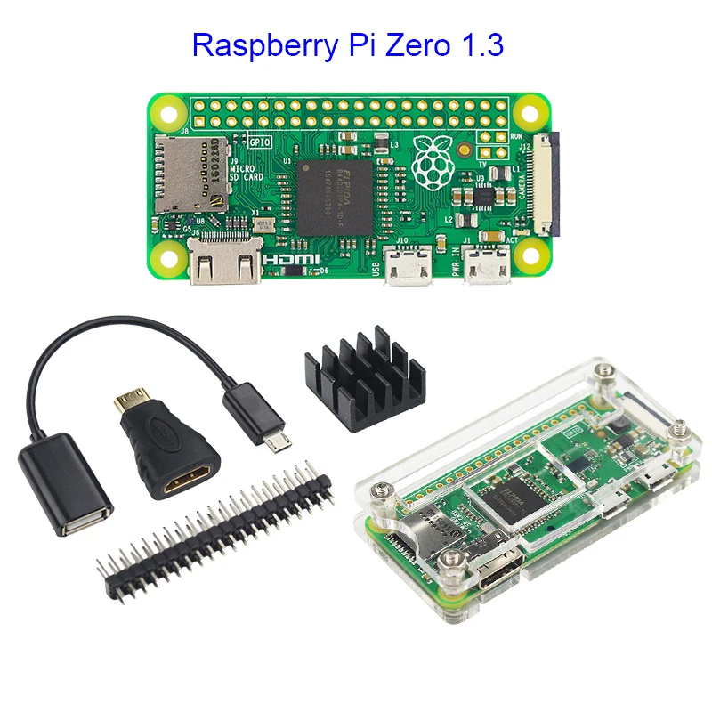 Raspberry Pi Zero WH Development Kit D with USB HUB HAT built-in WiFi 512MB RAM