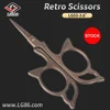 Stainless steel household scissors for tailor with butterfly shape