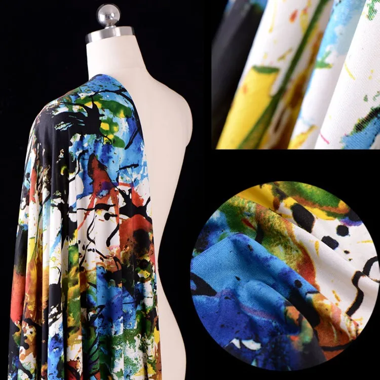 Chinese Wholesale Custom Printed Silk Jersey Knit Fabric Buy Silk
