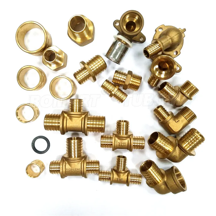 Spanish Style Heating System Pex Fitting Sliding Fitting Stop Valves