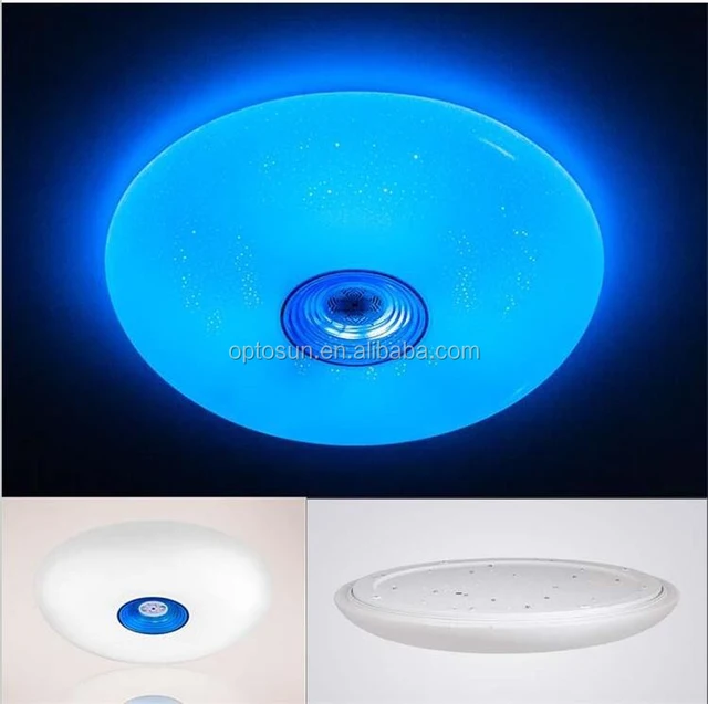 High Quality Wireless Remote Led Ceiling Light 40w Smart Music