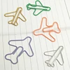 Decorative Small Airplane Shaped Paper Clips File Folder