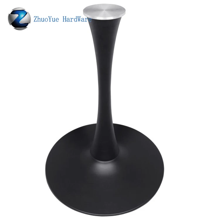 60cm metal Stainless steel base furniture black Aluminum glass table legs