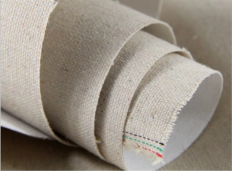 High Quality Artist Linen Canvas Roll Cotton Canvas Fabric Roll Linen Blend Canvas Roll At 75