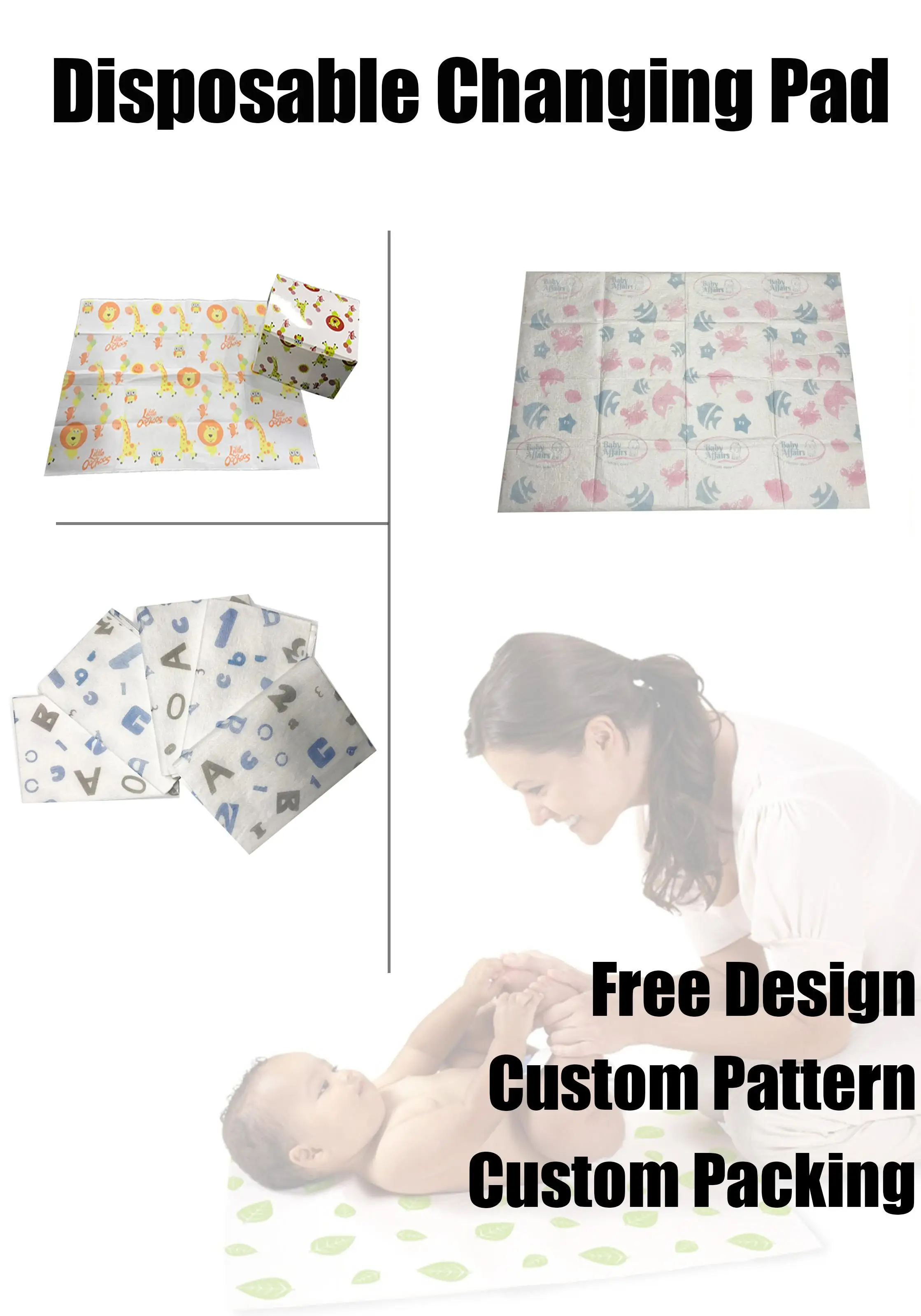 Folding Baby Changing Table Disposable Diaper Changing Mats Disposable