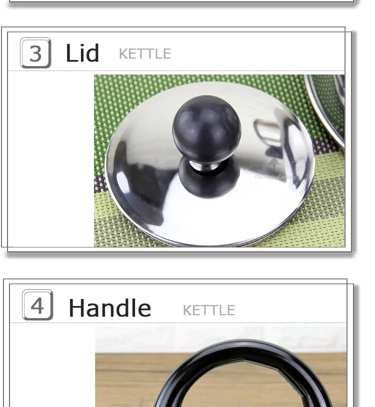 3.2QT(3-Liter) Stainless steel whistling stove top tea pot 