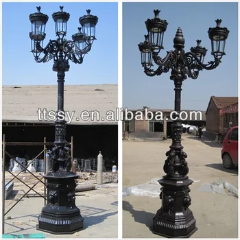Cast Iron Lamp Post With 5 Lights Product Cast Iron Lamp Post With 5 Lights Product