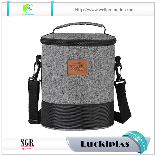 round lunch bag