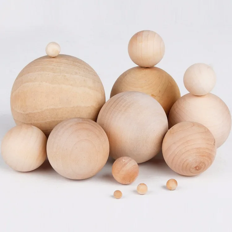 Unfinished Diy 40mm Round Wooden Unpainted Balls Buy Unfinished Round