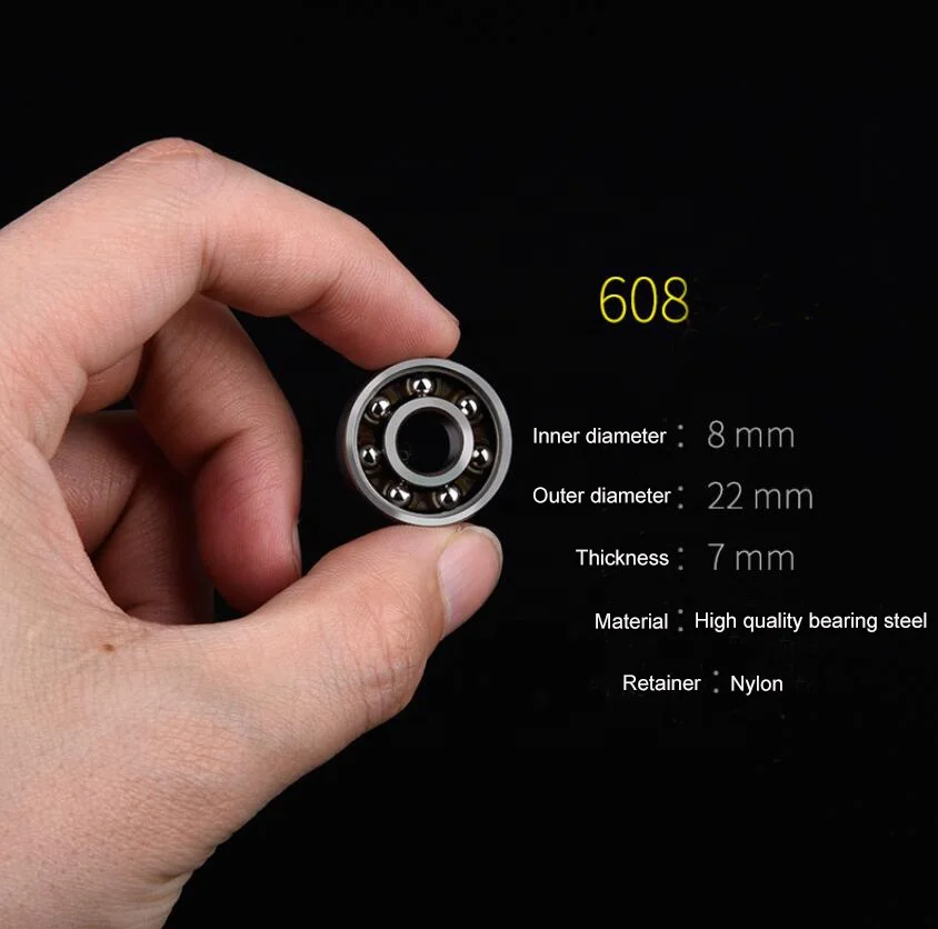 Prix usine roulement &agrave; billes 608 en acier inoxydable pour fidget spinner main spinner jouet