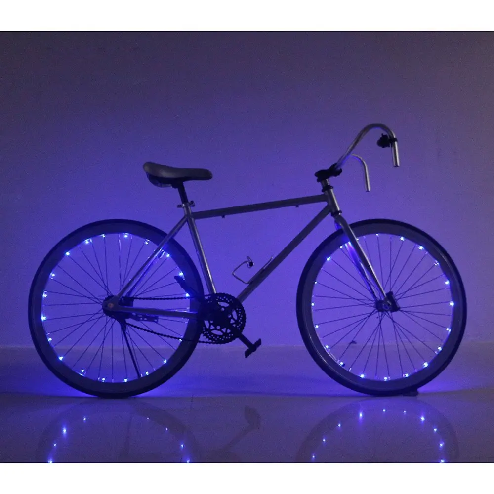 Sinohamm Usb Rechargeable Bike Spoke Lights String Cycling Wheel Lights