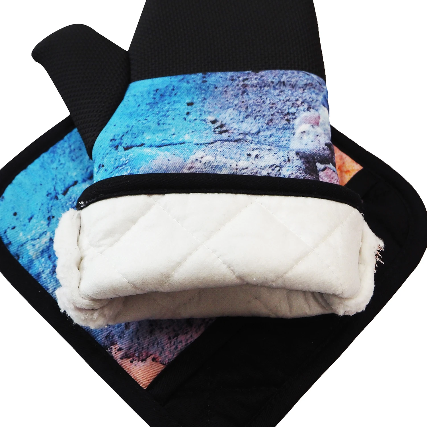 hot selling cotton oven mitt set neoprene oven mitts and pot