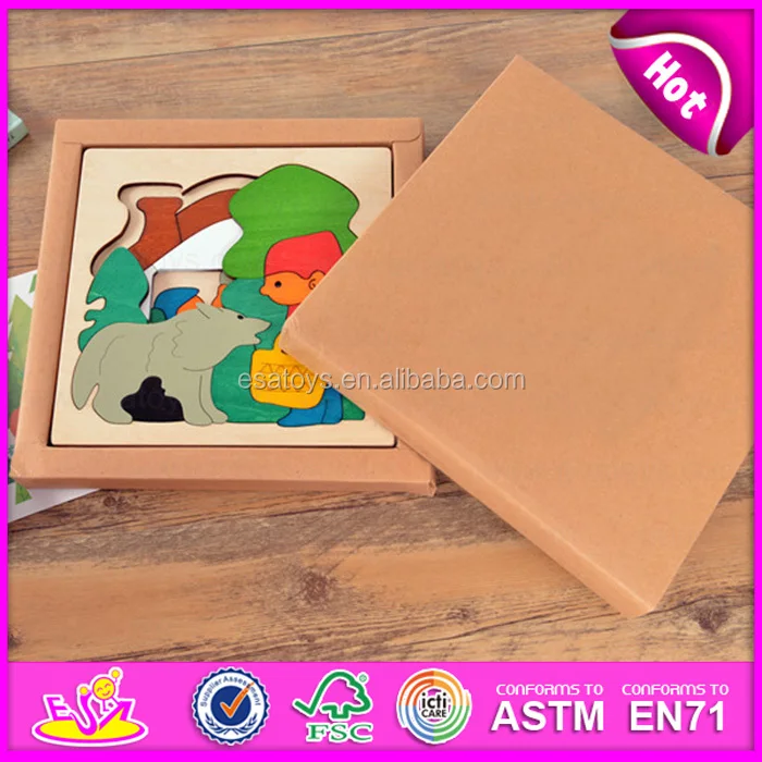 wooden toy story puzzle