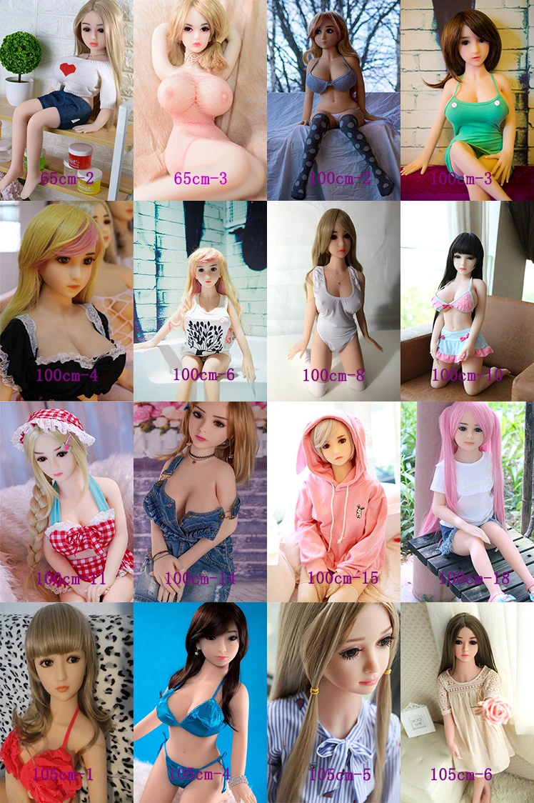100cm to 125cm small breast Japanese young silicone anime mini sex doll with elf pointed ears