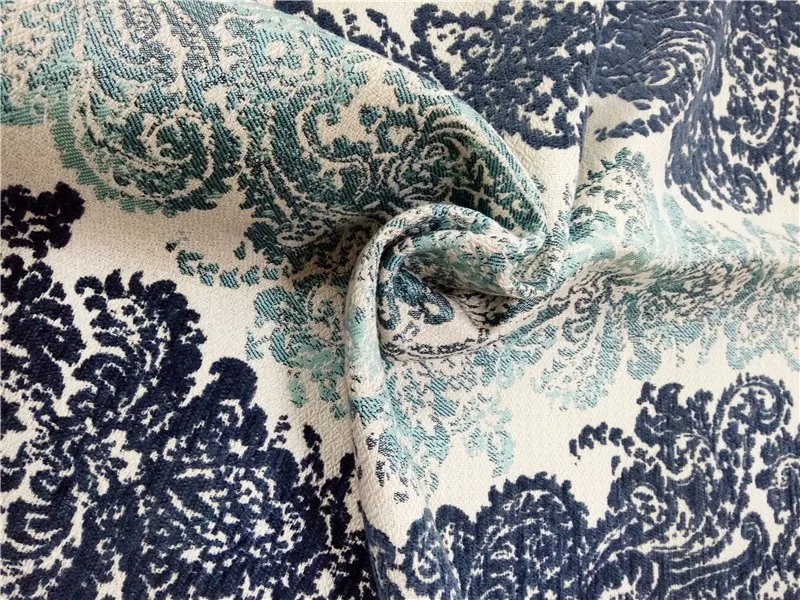 Jinyonghe Good Quality Jacquard Chenille Floral Sofa Fabrics For Sofa And Pillow Chenille Fabric