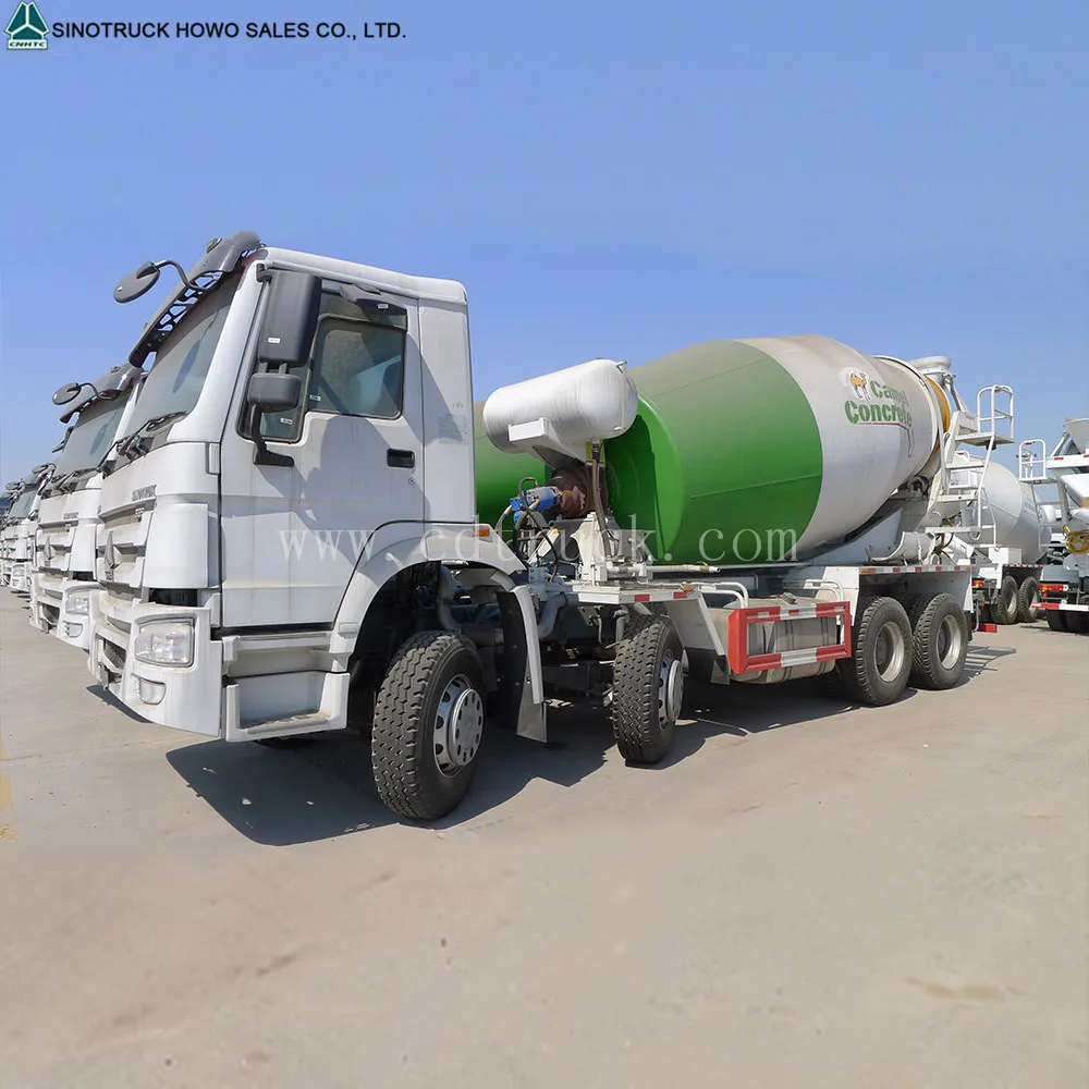 used sinotruck howo 6x4 10cbm concrete mixer for truck