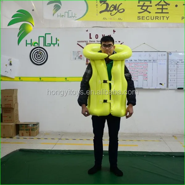 toxic pvc material PVC Swim Vest Life , Inflatable Inflatable Adult Material