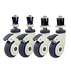 plastic caster inserts mounting with plastic cover plastic wheel 4inch