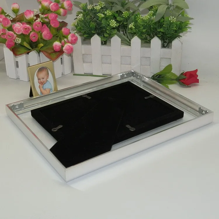 Glass Photo Frame Wholesale With Round Aluminum Edge Buy Glass Photo