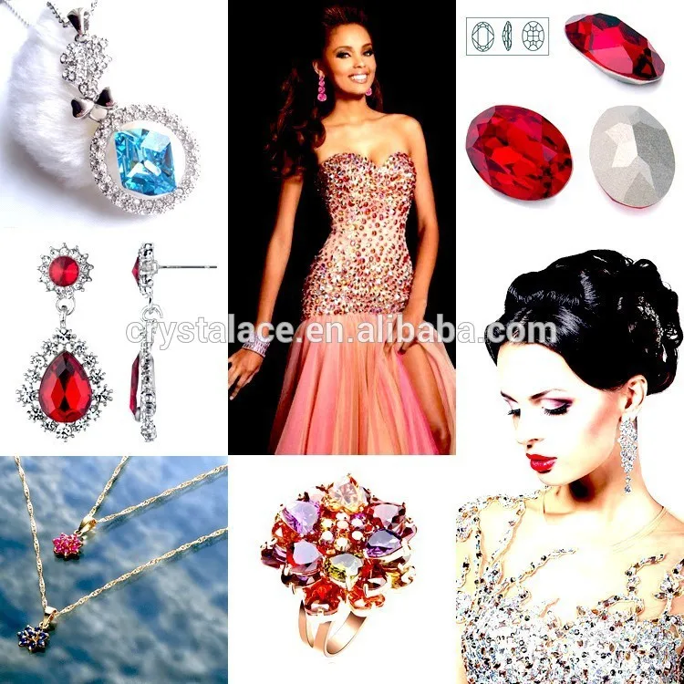 Teardrop Crystal Fancy Rhinestones, Sew On Stone With Metal Claw Settings for accessories