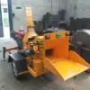Electric Power Type Diesel engine powered wood chipper shredder