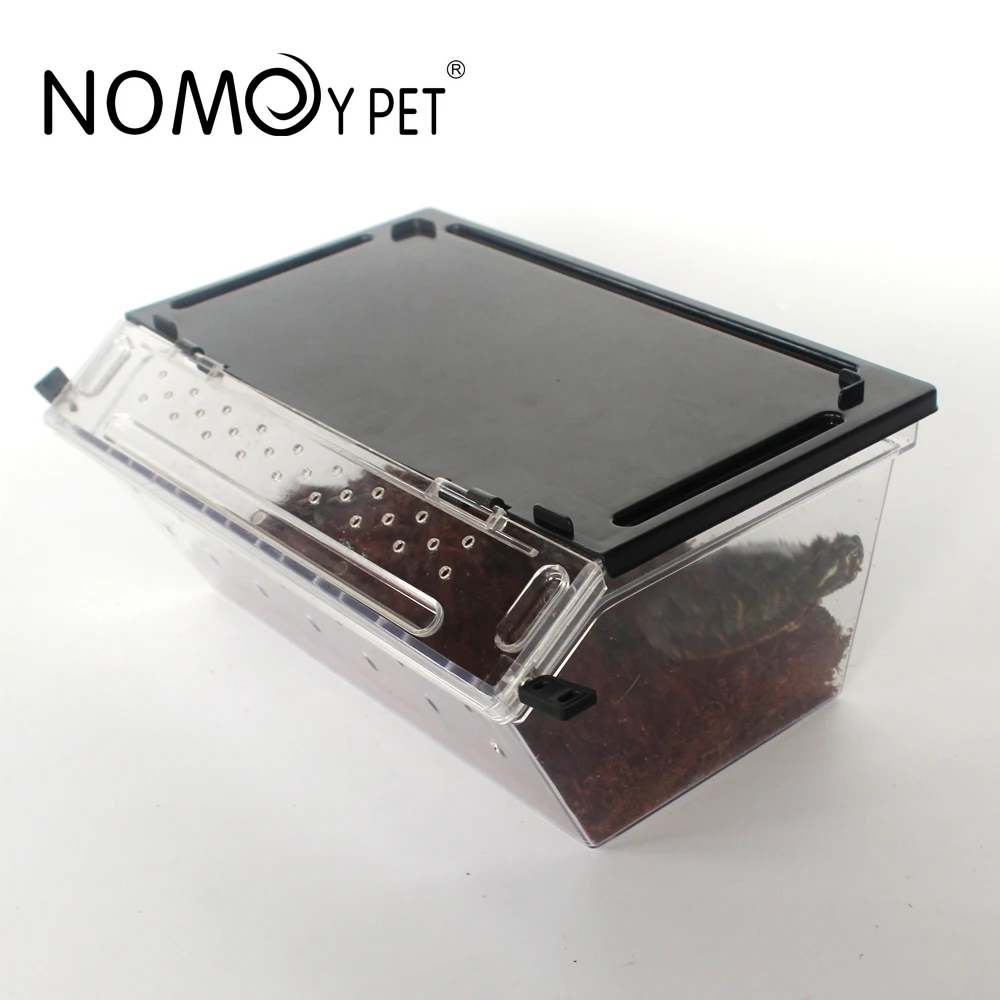 Nomoy Pet High Quality Reptile Cage Aquarium Nomo Breeding Box With Lid