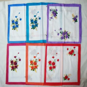 Ladies Print Cotton Brand Drawing Handkerchief - Buy Drawing