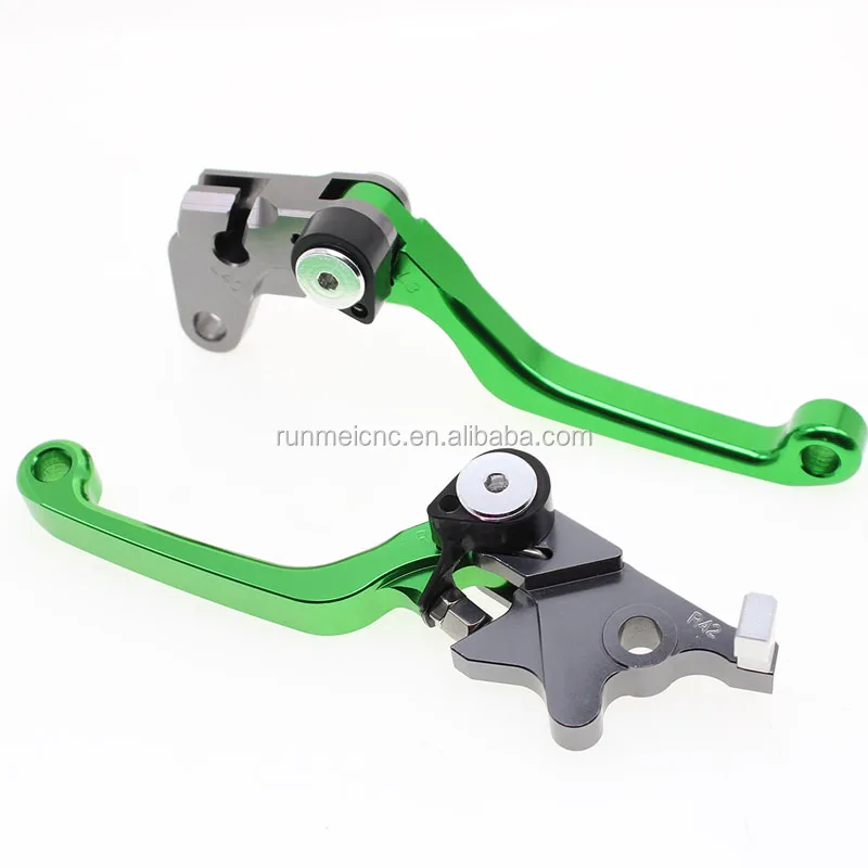 New Billet Dirt Bike Brake Clutch Levers For Kawasaki Kx125 Kx250
