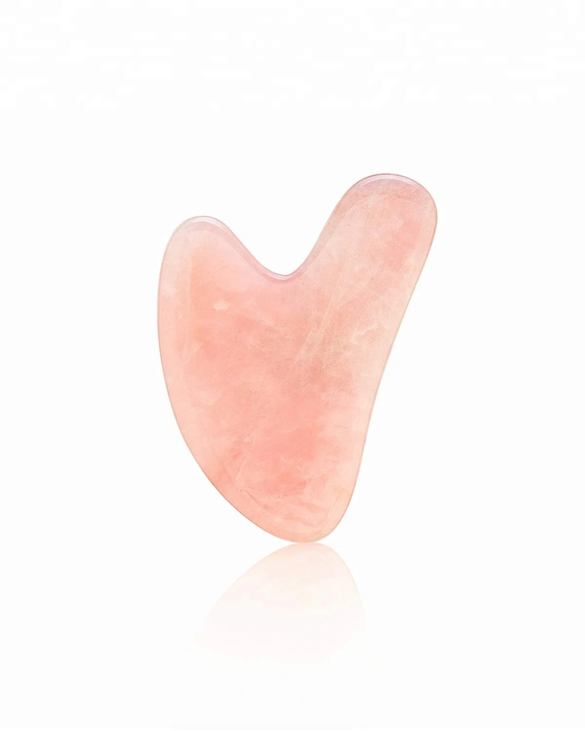 Handmade Rose Quartz Gua Sha Scraping Heart Gua Sha For Face Massage