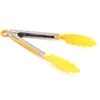 Stainless Steel 9Inch Locking Food Tong with Silicone Head