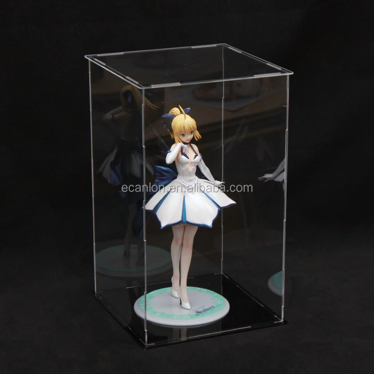 Disassembled Model Train Acrylic Display Cases,Black Base Clear Cover Acrylic Model Train