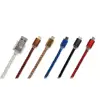 Micro usb cable Mesh Leather design for Android phone