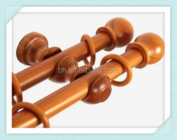 Nouveau Design Antique Pin Double En Bois Bois Tringle À Rideau ... Nouveau Design Antique Pin Double En Bois Bois Tringle À Rideau ...