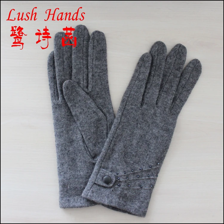 women wool gloves colorful for touch screens