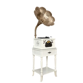 Vinyl Record Player Bronze Brass Gramophone Horn For Decoration