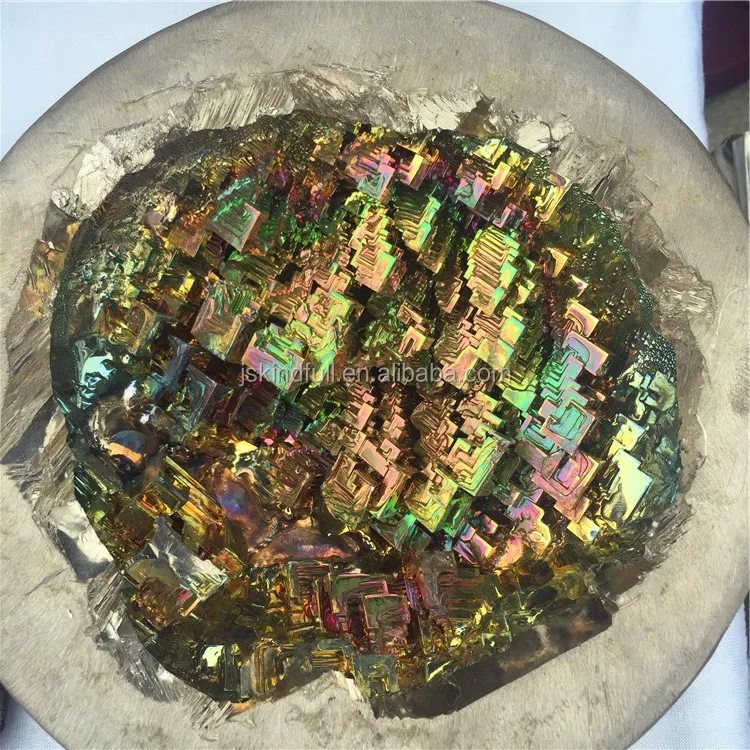 Bismut Crystal 1000g, Bismut Metal Ingot Chunk 99,99% Pure Crystal Geodes voor het maken van kristallen/vissen kunstaas, laag smeltpunt legering materiaal Bismut Crystal 1000g, Bismut Metal Ingot Chunk 99,99% Pure Crystal Geodes voor het maken van kristallen/vissen kunstaas, laag smeltpunt legering materiaal