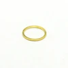 Colorful seamless brass jump rings