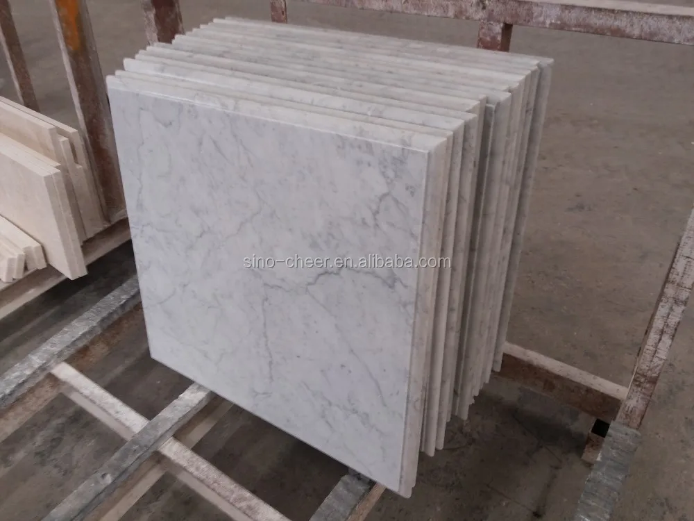 Precut Bianco Carrara White Marble Countertop 2 Long 1 Short