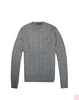 Long Sleeve Cardigan Knitting Pattern Full Zip Thick Sweater For Men