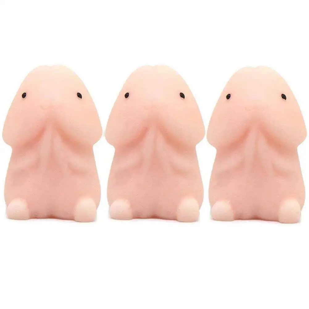 Adasea 3 Pcs Mochi Squishy Toys Super Soft Mini Squishies Novelty Squeeze Kawaii Slow Rising Stress Relief Toys