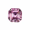 China wuzhou supplier high quality baguette pink facet ball cubic zirconia ring rough
