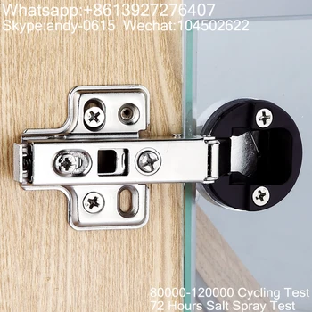 Glass Door Clip On Soft Closing Hinge Hydraulic Hinge Foshan