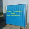 Colored Fencing Panel for Construction Site boundary uae