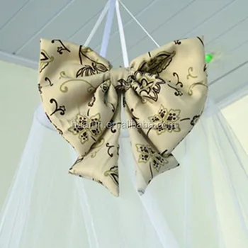 Crown Baby Bed Canopy Drape Mosquito Net Bowknot Mosquito Proof
