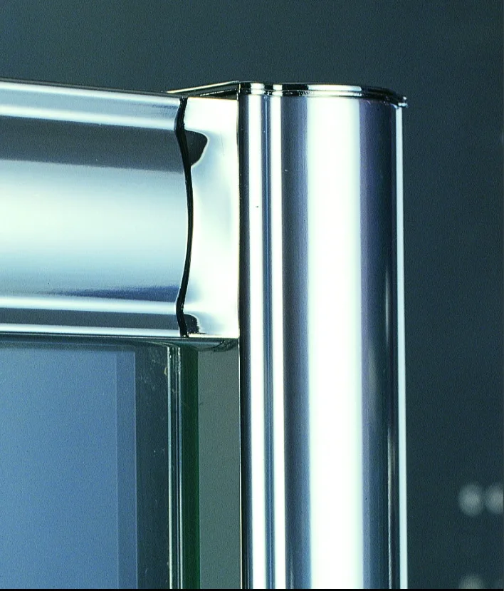 fan-shape sliding aluminum shower door