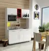 Small movable stainless kitchen cabinet