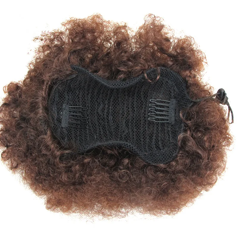 Synthetic hair Curly Chignon Bun Hairpiece Clip-In Natural Color Low Temperature Fiber.jpg