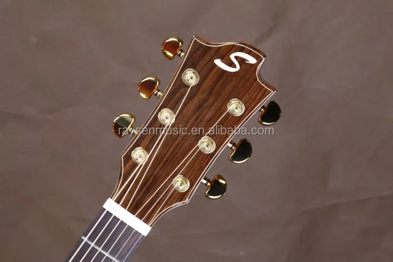 Factory Custom Handmade Guitar All Solid Cedar Mahogany Wood Buy