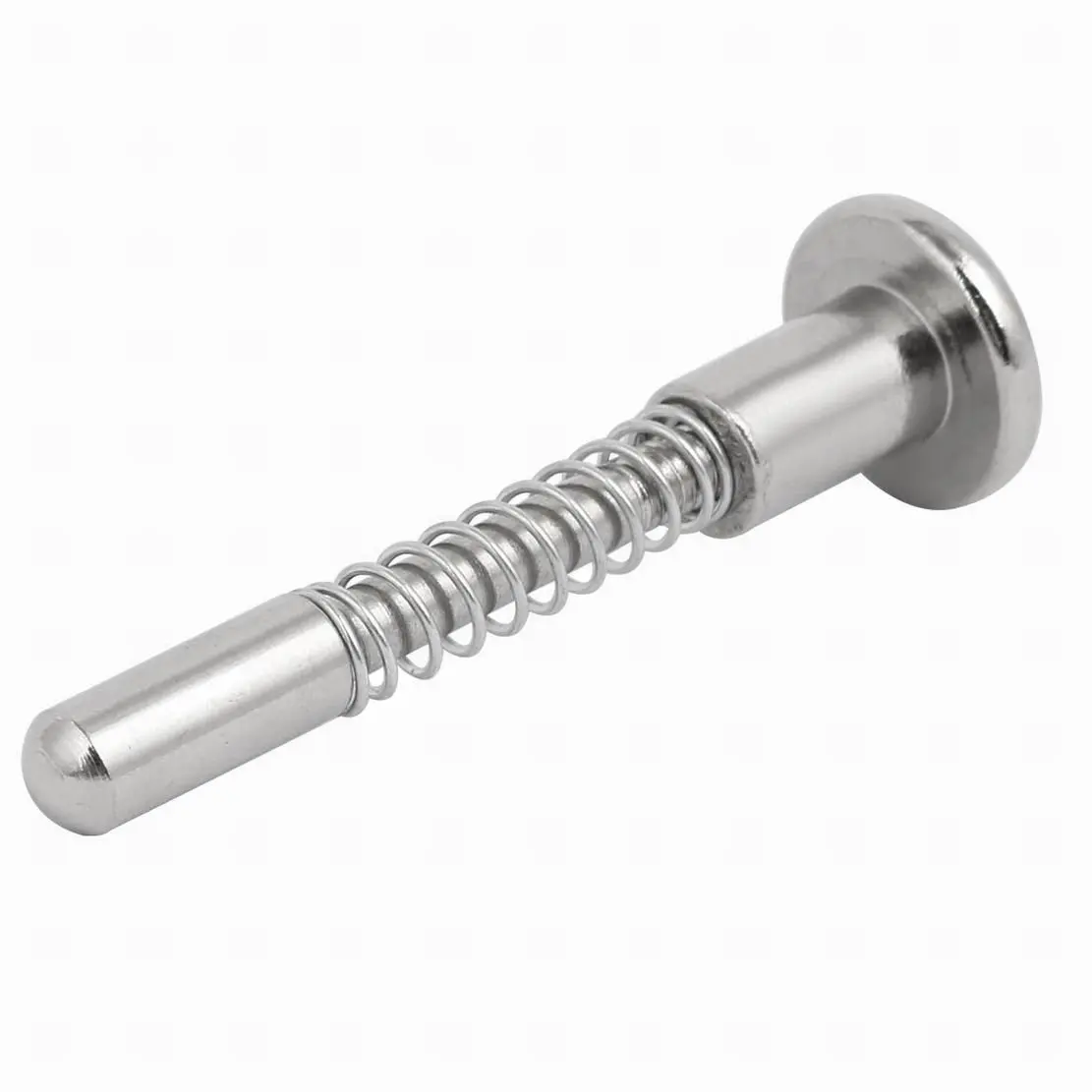 uxcell 2pcs Stainless Steel Spring Quick Release Lock Pin 5mm Dia w Plate