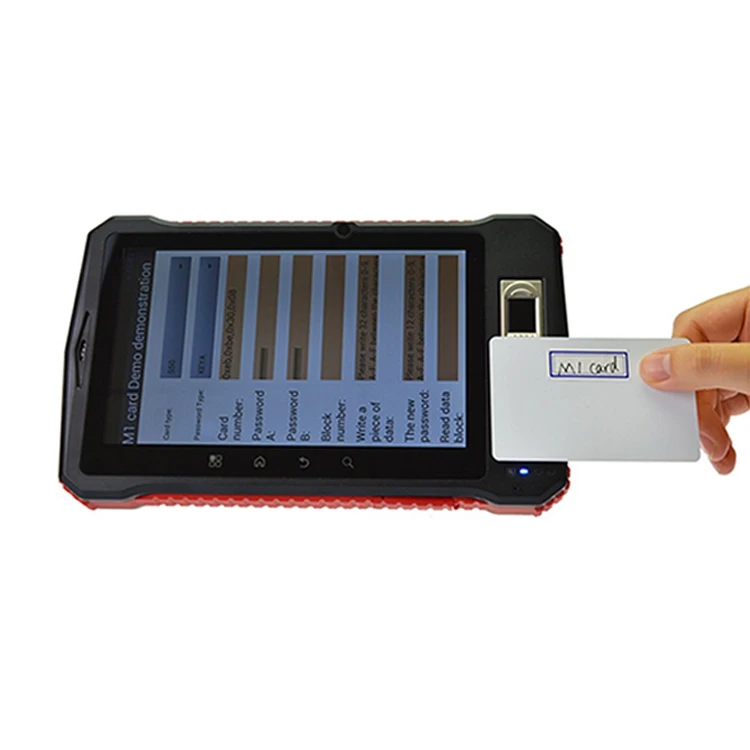 Rugged 7 inch NFC Tablet PC with barcode scanner